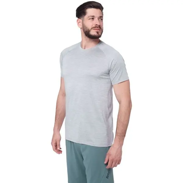 Fitforce Fitforce ZEND Мъжка фитнес тениска, сиво, размер