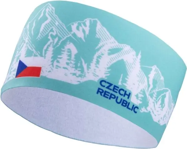 FLLÖS FLLÖS FANLINE HEADBAND CZECH 1 Спортна лента за глава, тюркоазено, размер UNI