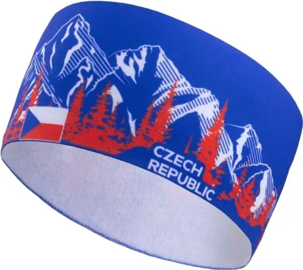 FLLÖS FLLÖS FANLINE HEADBAND CZECH 2 Спортна лента за глава, синьо, размер UNI