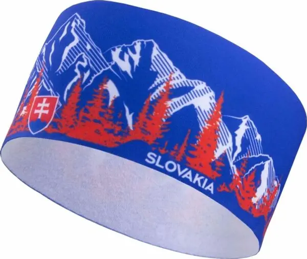 FLLÖS FLLÖS FANLINE HEADBAND SLOVAKIA 2 Спортна лента за глава, синьо, размер UNI