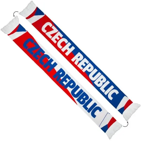 FLLÖS FLLÖS FANLINE SCARF CZECH 5 Зимен шал, бяло, размер UNI