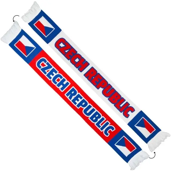 FLLÖS FLLÖS FANLINE SCARF CZECH 6 Зимен шал, бяло, размер UNI