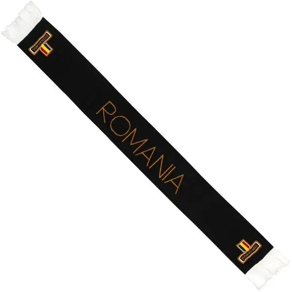 FLLÖS FLLÖS FANLINE SCARF ROMANIA 8 Зимен шал, черно, размер