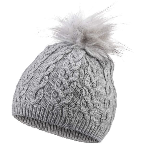 FLLÖS FLLÖS ELLEN Дамска зимна шапка, сиво, размер os