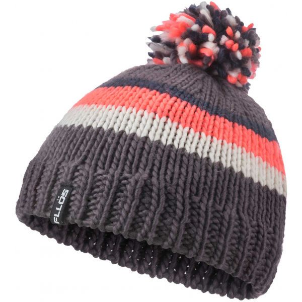 FLLÖS FLLÖS REY Детска зимна шапка, тъмносиво, размер os