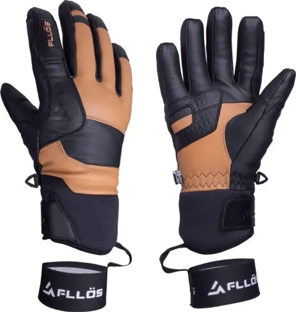 FLLÖS FLLÖS GIUSTO Универсални ръкавици за ски, черно, размер