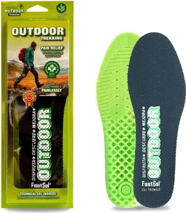 FOOTGEL FOOTGEL OUTDOOR Стелки с гел, черно, размер