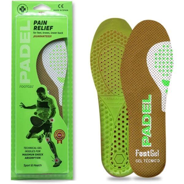 FOOTGEL FOOTGEL PADEL TENIS Стелки с гел, кафяво, размер