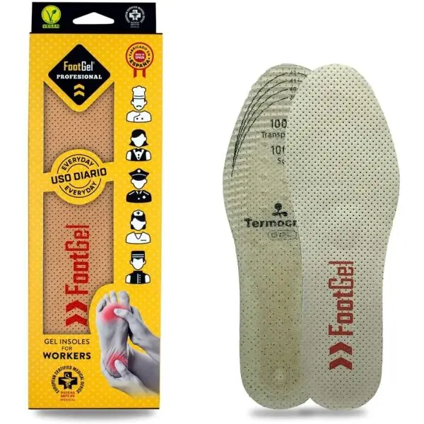 FOOTGEL FOOTGEL PROFESIONAL Стелки с гел, кафяво, размер