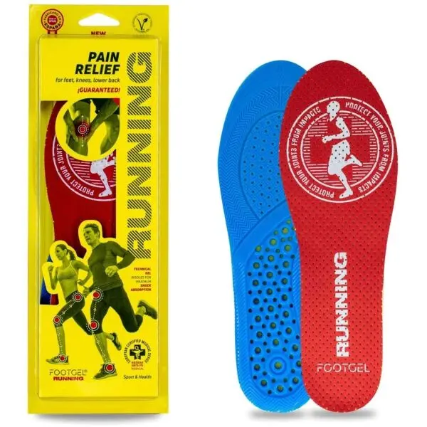 FOOTGEL FOOTGEL RUNNING Стелки с гел, червено, размер