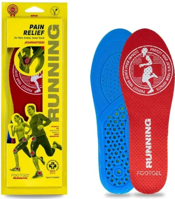 FOOTGEL FOOTGEL RUNNING Стелки с гел, червено, размер