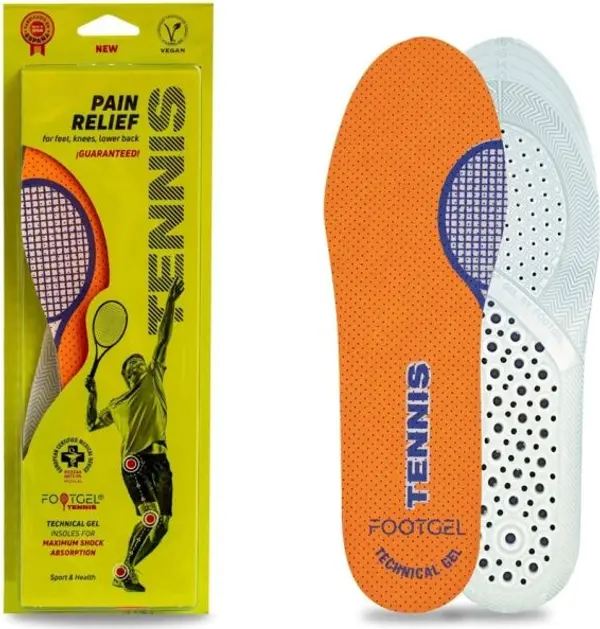 FOOTGEL FOOTGEL TENNIS Стелки с гел, оранжево, размер