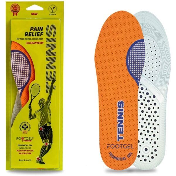 FOOTGEL FOOTGEL TENNIS Стелки с гел, оранжево, размер