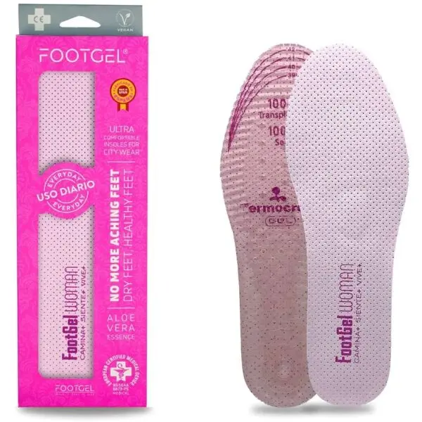 FOOTGEL FOOTGEL WALKING W Стелки с гел, розово, размер