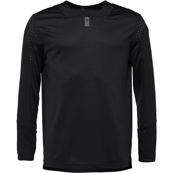 Fox Fox DEFEND LS Фланелка за колело, черно, размер