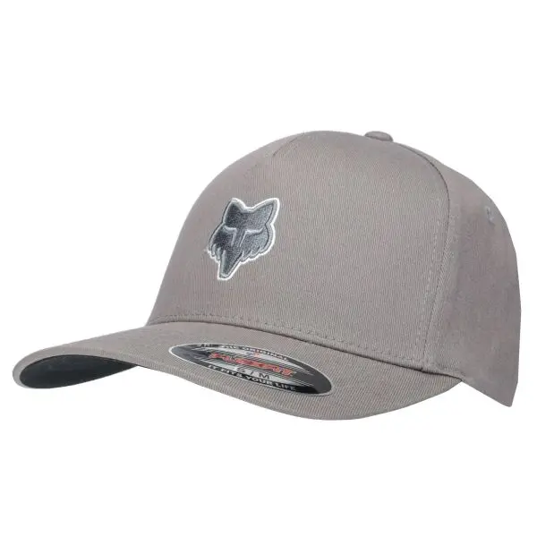 Fox Fox HEAD FLEXFIT HAT Мъжка шапка с козирка, сиво, размер