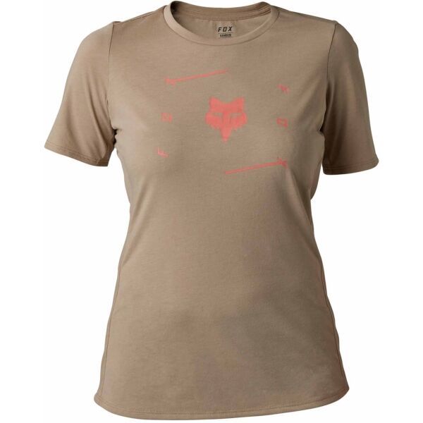 Fox Fox RANGER DR SS W Дамска фланелка за колело, кафяво, размер