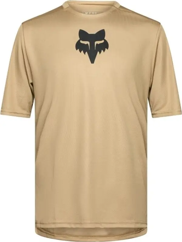 Fox Fox RANGER SS JERSEY FOX HEAD Мъжка фланелка за колоездене, бежово, размер XXL