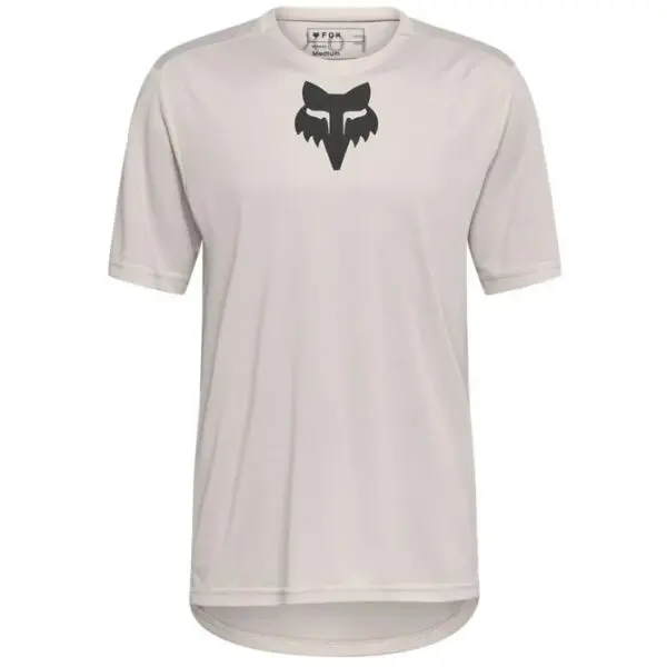 Fox Fox RANGER SS JERSEY FOX HEAD Мъжка фланелка за колоездене, бяло, размер XXL