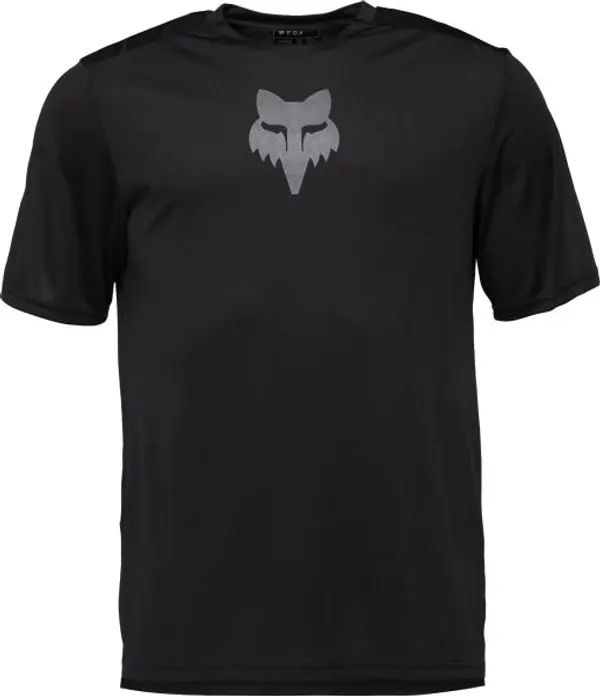 Fox Fox RANGER SS JERSEY FOX HEAD Мъжка фланелка за колоездене, черно, размер