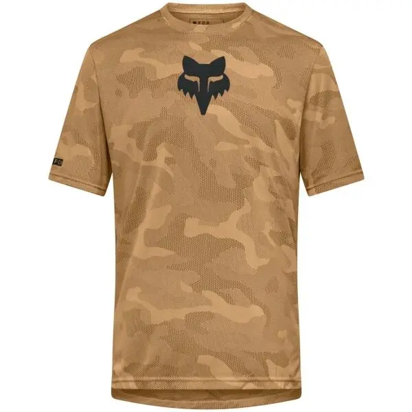 Fox Fox RANGER TRU DRI SS Мъжка фланелка за колоездене, кафяво, размер