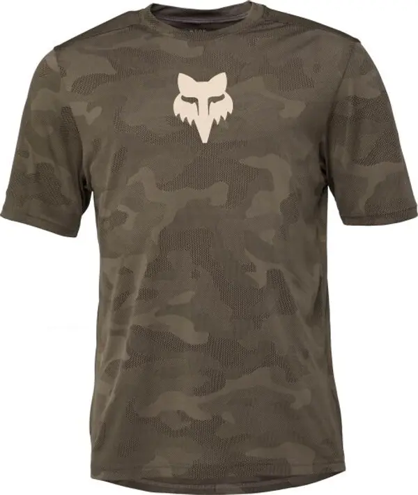 Fox Fox RANGER TRU DRI SS Мъжка фланелка за колоездене, khaki, размер