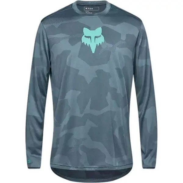 Fox Fox RANGER TRUDRI LS SG Фланелка за колоездене, тъмносиво, размер