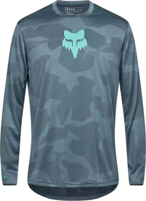 Fox Fox RANGER TRUDRI LS SG Фланелка за колоездене, тъмносиво, размер