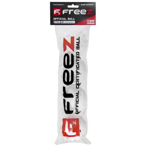 FREEZ FREEZ BALL OFFICIAL TUBE 4 PCS Комплект топки за флорбол, бяло, размер