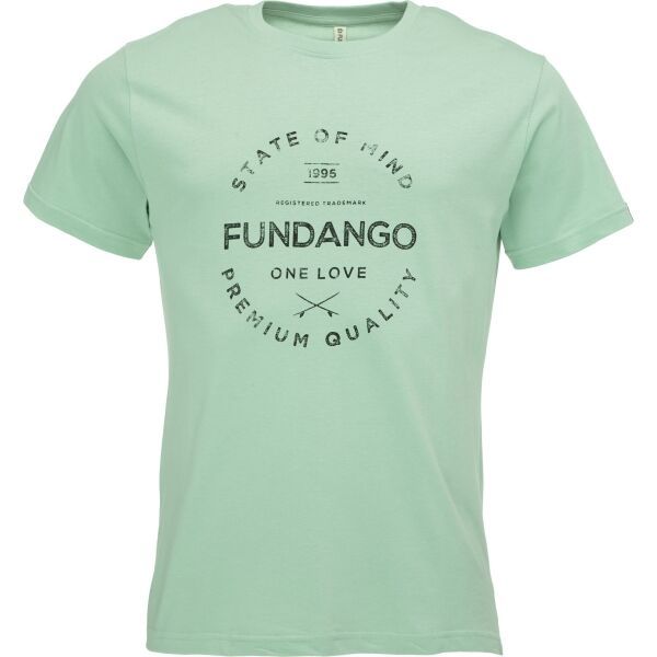 FUNDANGO FUNDANGO BASIC Мъжка тениска, светло-зелено, размер