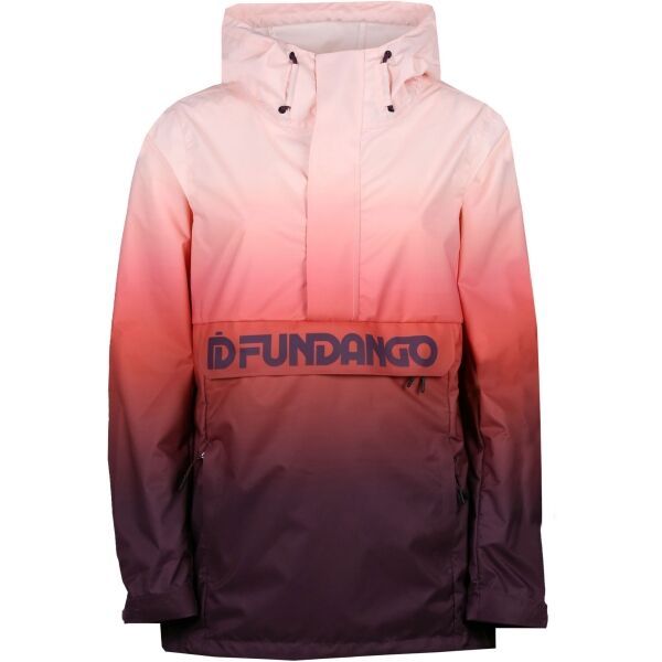 FUNDANGO FUNDANGO BETULA LOGO ANORAK Дамско яке за преходните сезони, винен, размер
