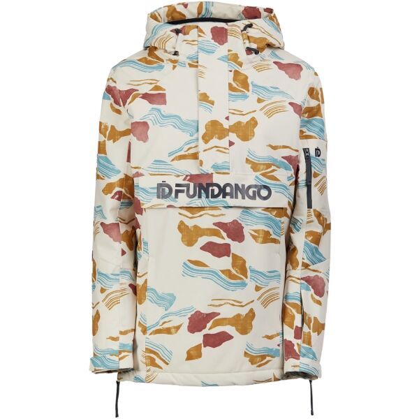 FUNDANGO FUNDANGO BIRCH LOGO Дамско яке за ски/сноуборд, бежово, размер