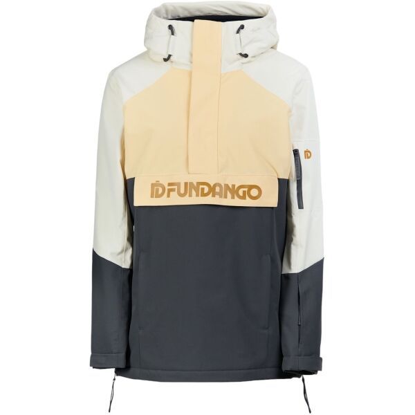 FUNDANGO FUNDANGO BIRCH LOGO Дамско яке за ски/сноуборд, тъмносиво, размер