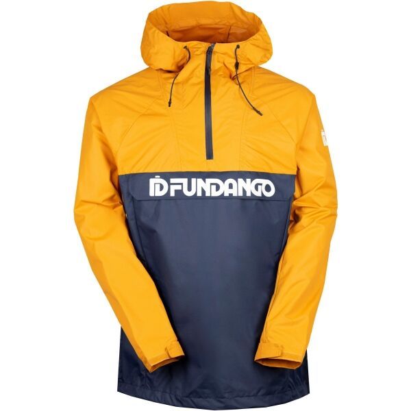 FUNDANGO FUNDANGO SALMO LOGO ANORAK Мъжко яке за преходните сезони, тъмносин, размер M