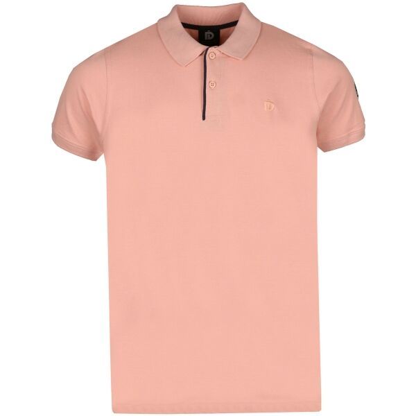 FUNDANGO FUNDANGO MOLTON POLOSHIRT Мъжка тениска с яка, розово, размер