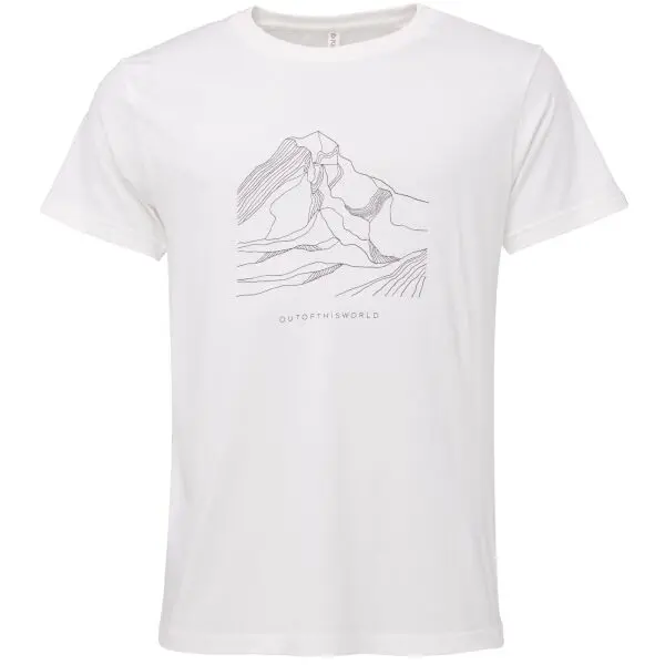 FUNDANGO FUNDANGO MOUNTAIN Мъжка тениска, бяло, размер