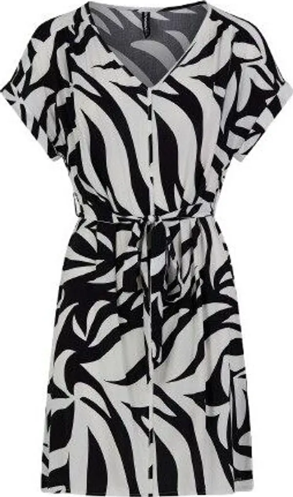 FUNDANGO FUNDANGO PALMETTA Дамска рокля за свободното време, черно, размер