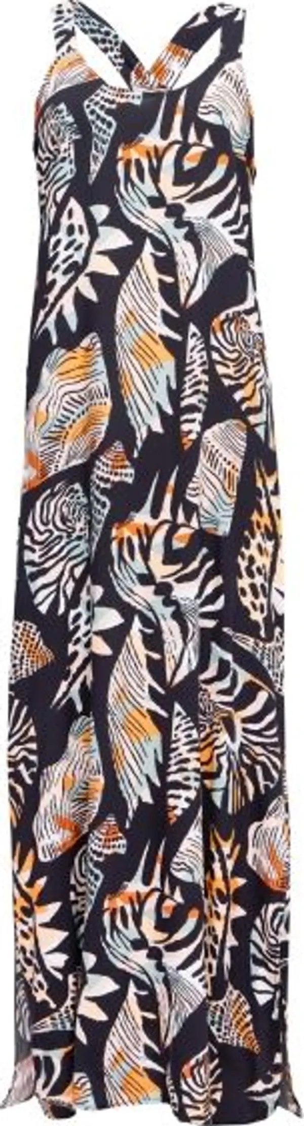 FUNDANGO FUNDANGO PENELOPE Дамска лятна рокля, черно, размер