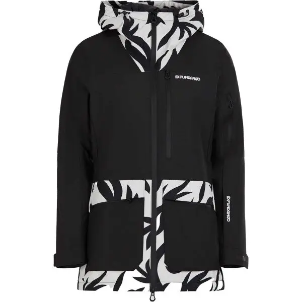 FUNDANGO FUNDANGO POPLAR ECO JACKET Дамско ски/сноуборд яке, черно, размер