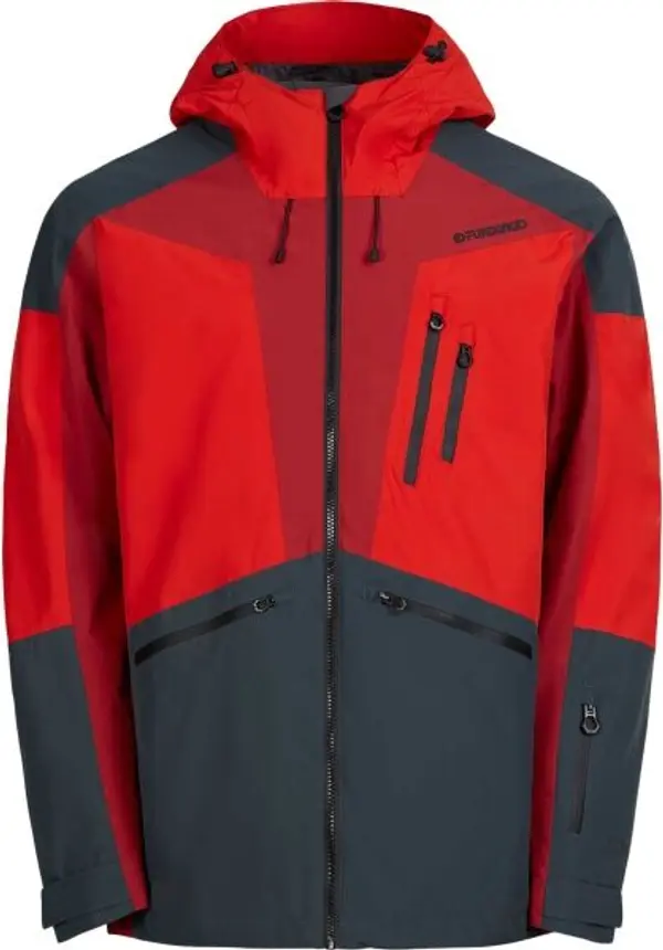 FUNDANGO FUNDANGO RIGEL ECO Мъжко яке за ски/сноуборд, червено, размер