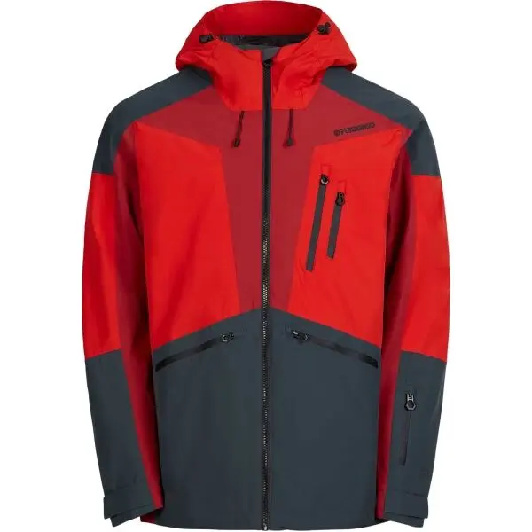 FUNDANGO FUNDANGO RIGEL ECO Мъжко яке за ски/сноуборд, червено, размер
