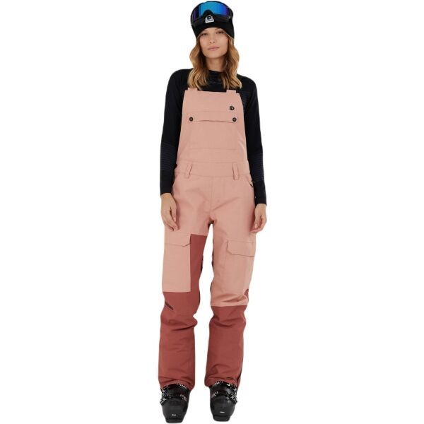 FUNDANGO FUNDANGO SAKURA Дамски ски/сноуборд панталони, цвят сьомга, размер