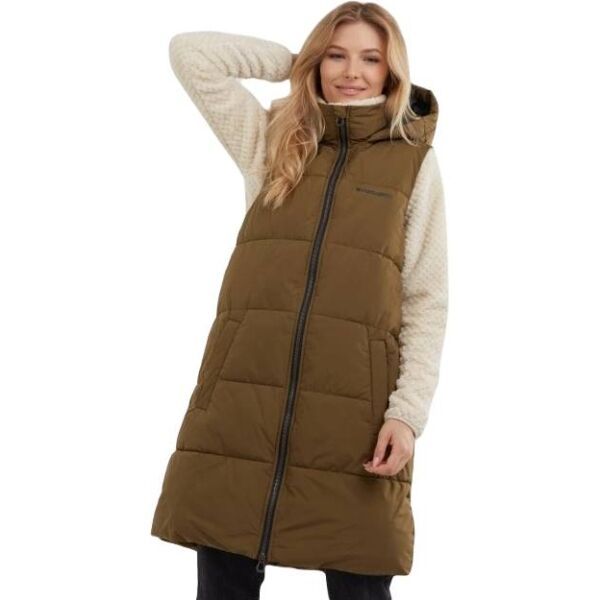 FUNDANGO FUNDANGO SCARLET Дамски елек, кафяво, размер