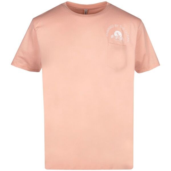 FUNDANGO FUNDANGO TALMER POCKET T-SHIRT Мъжка тениска, розово, размер