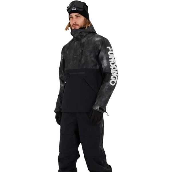 FUNDANGO FUNDANGO TILBURY Мъжко яке за ски/сноуборд, черно, размер