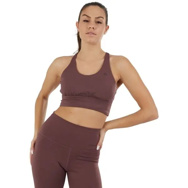 FUNDANGO FUNDANGO VEXX Дамско фитнес бюстие, кафяво, размер