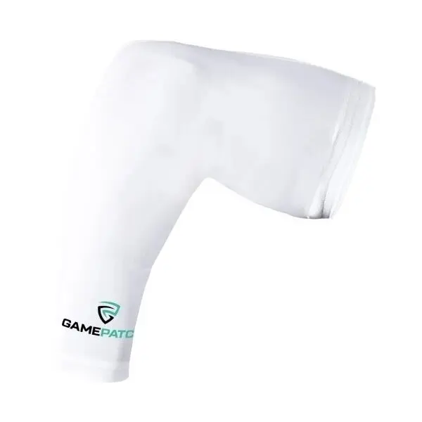 GAMEPATCH GAMEPATCH COMPRESSION ARM SLEEVE Компресен унисекс ръкав, бяло, размер