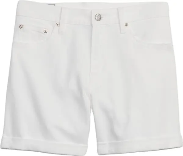 GAP GAP 5 IN GIRLFRIEND Дамски шорти, бяло, размер
