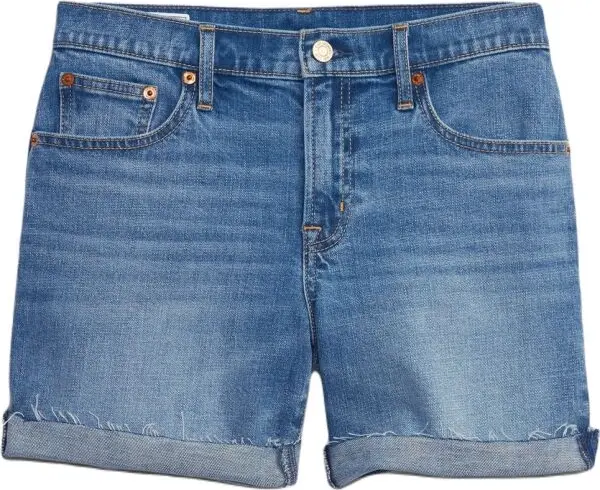 GAP GAP 5 IN GIRLFRIEND Дамски шорти, синьо, размер