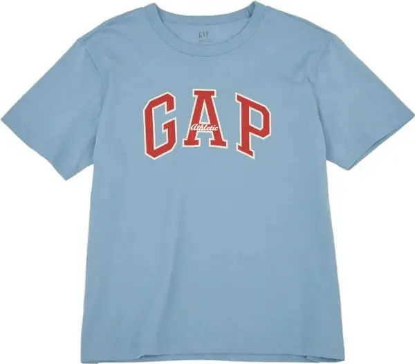 GAP GAP ARCHIVE LOGO Мъжка тениска, светлосиньо, размер